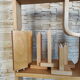 Bent plywood wall, bookcase, flowerbed, Volak by Holesov, 1960s Czechoslovakia