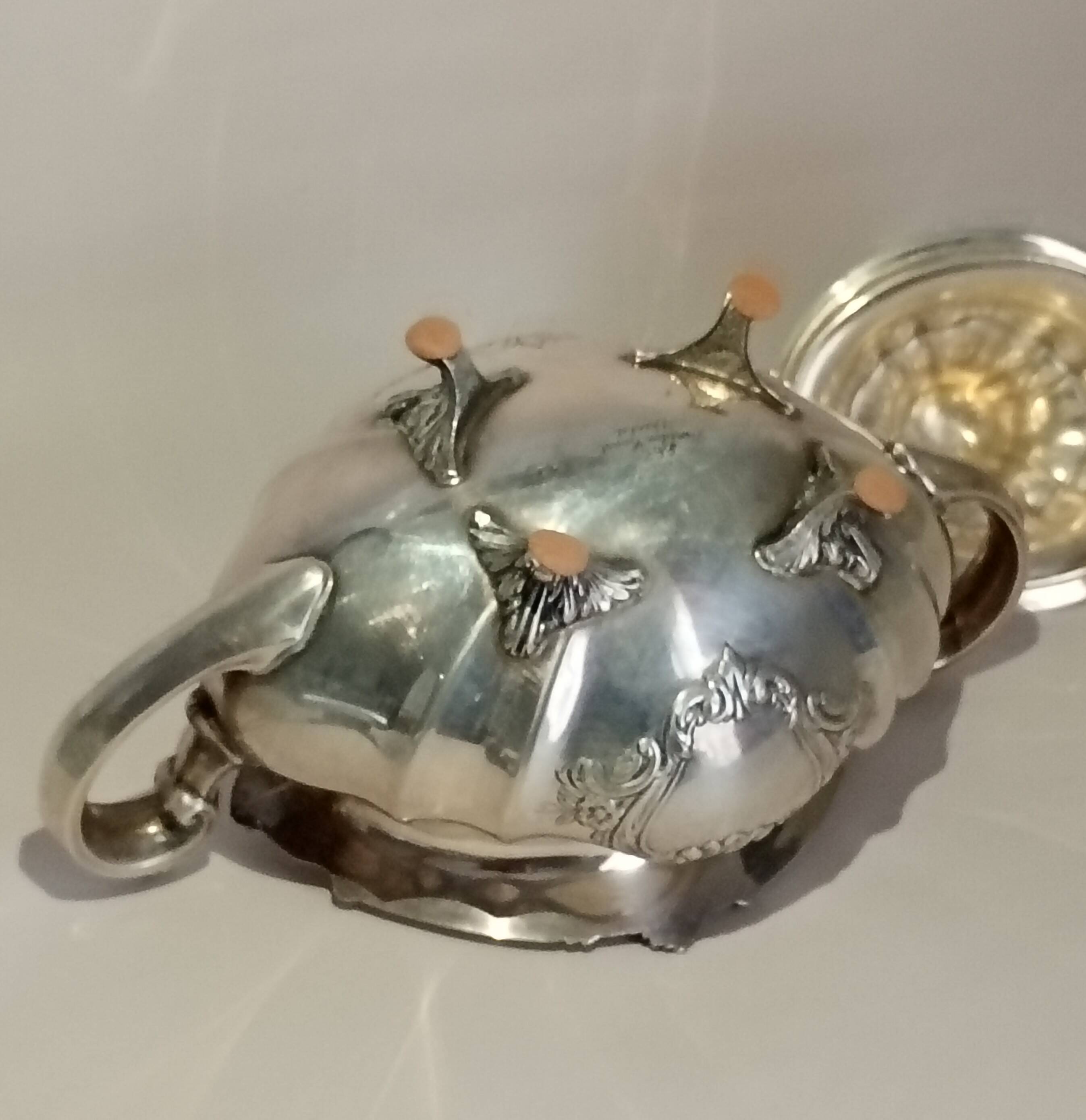 Reed & Barton Solid Sterling Silver Sugar Bowl & Creamer 790 grams