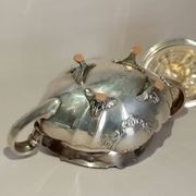 Reed & Barton Solid Sterling Silver Sugar Bowl & Creamer 790 grams