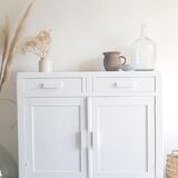 Old white parisian buffet