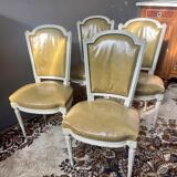 Suite of 4 Louis XVI style chairs
