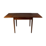 Table extensible danoise en teck années 1960
