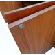 Scandinavian row in vintage teak design 50s/60s