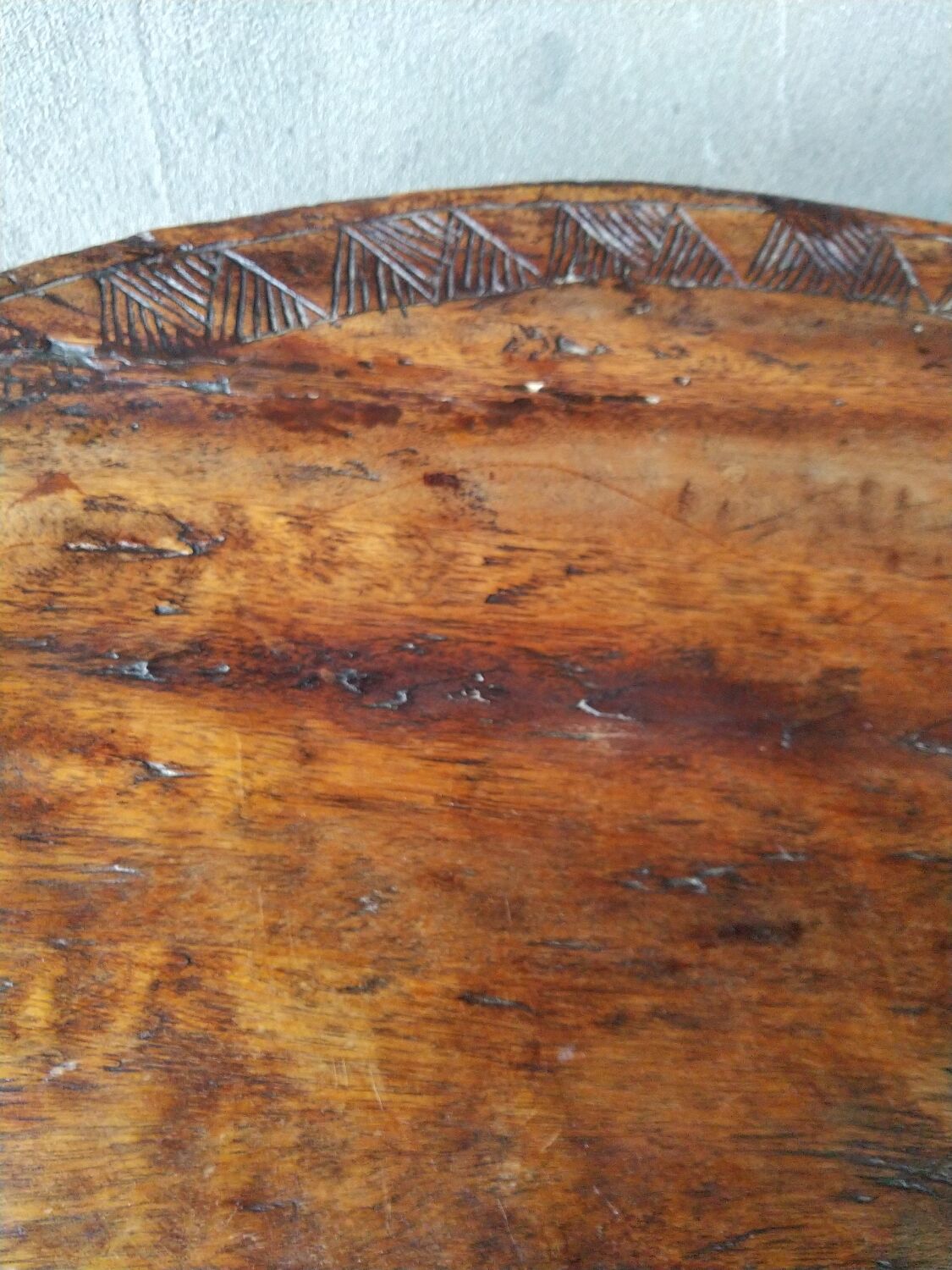 African Brutalist Table