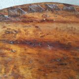 African Brutalist Table