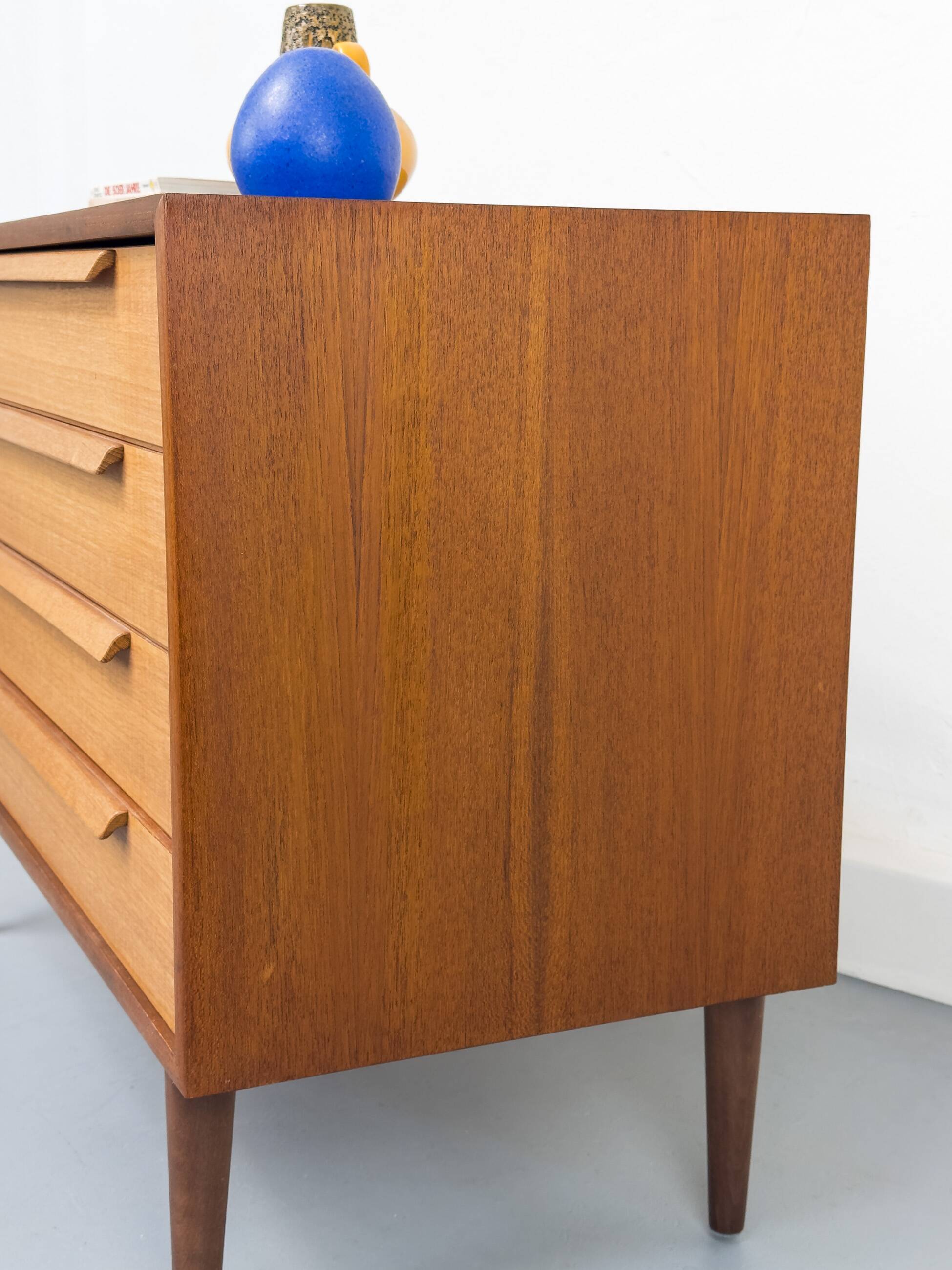 Mid-Century Teak Chest of Drawers from WK Möbel, 1960s