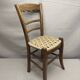 19th-century peasant chair restored – handmade Danish cord weaving