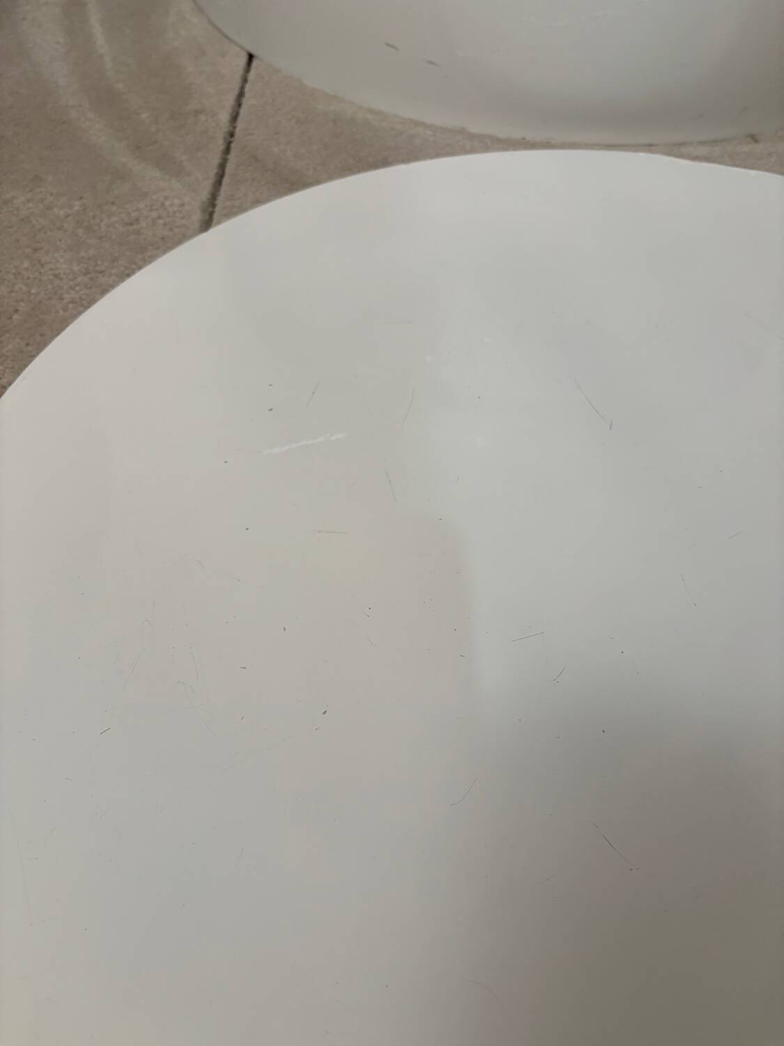 Table basse coffre en bois laqué blanc, 1970