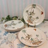 6 Palms Plate Egret Copeland