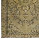 Vintage Turkish Floral Medallion Rug Beige 290 x 164 cm