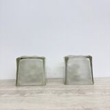 Set of 2 Iviken Ikea ice cube lamps, 1970s
