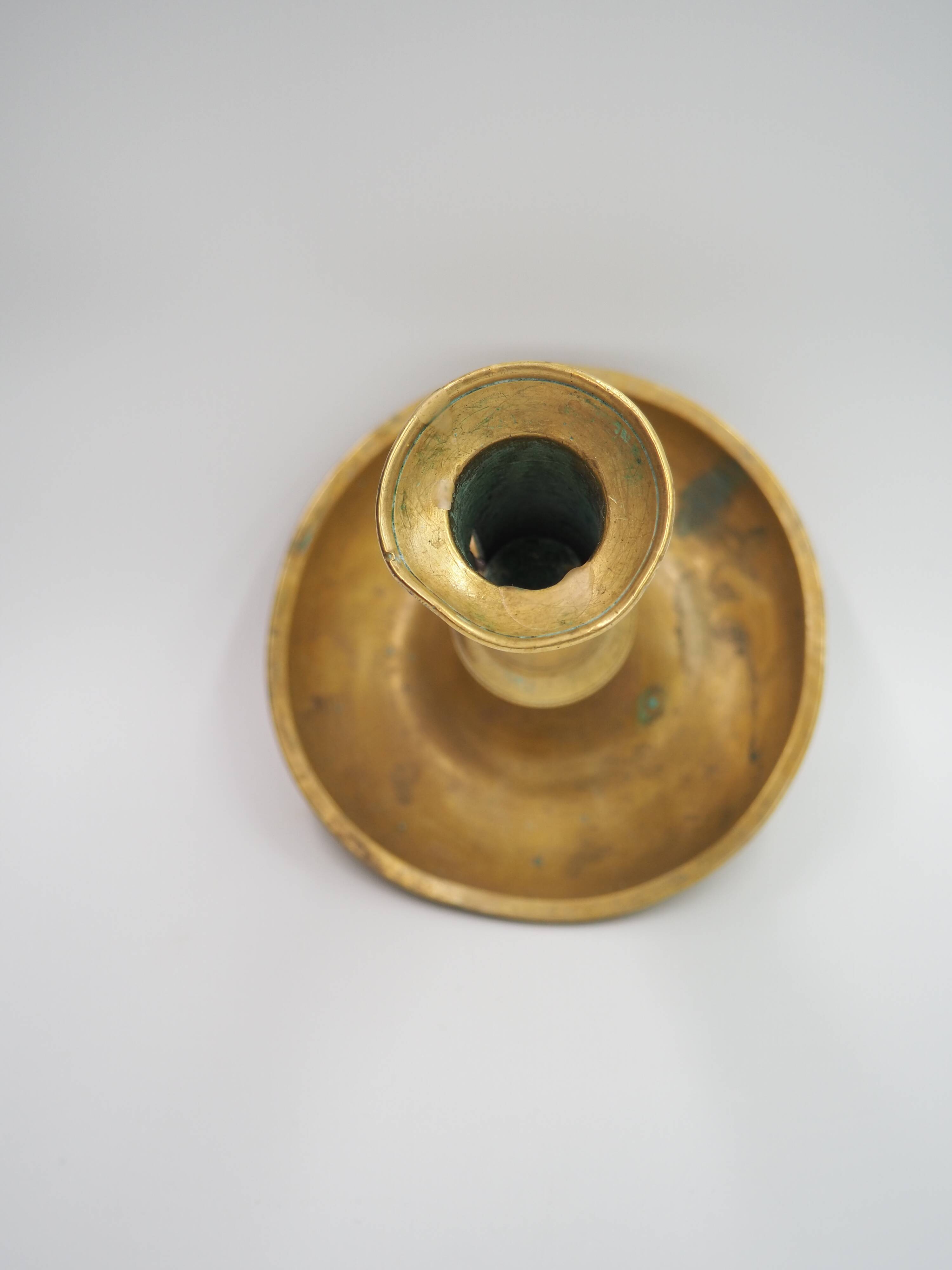 Brass candle holder