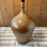 Large vintage 1970s stoneware lamp base