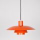 Danish vintage pendant lamp PH 4/3 by Poul Henningsen, Louis Poulsen, 1966