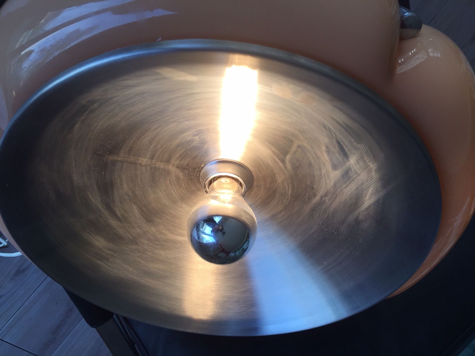 Hanging lamp by Gae Aulenti for Guzzini Quadrifoglio 1970