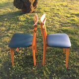 Paire de chaises scandinaves