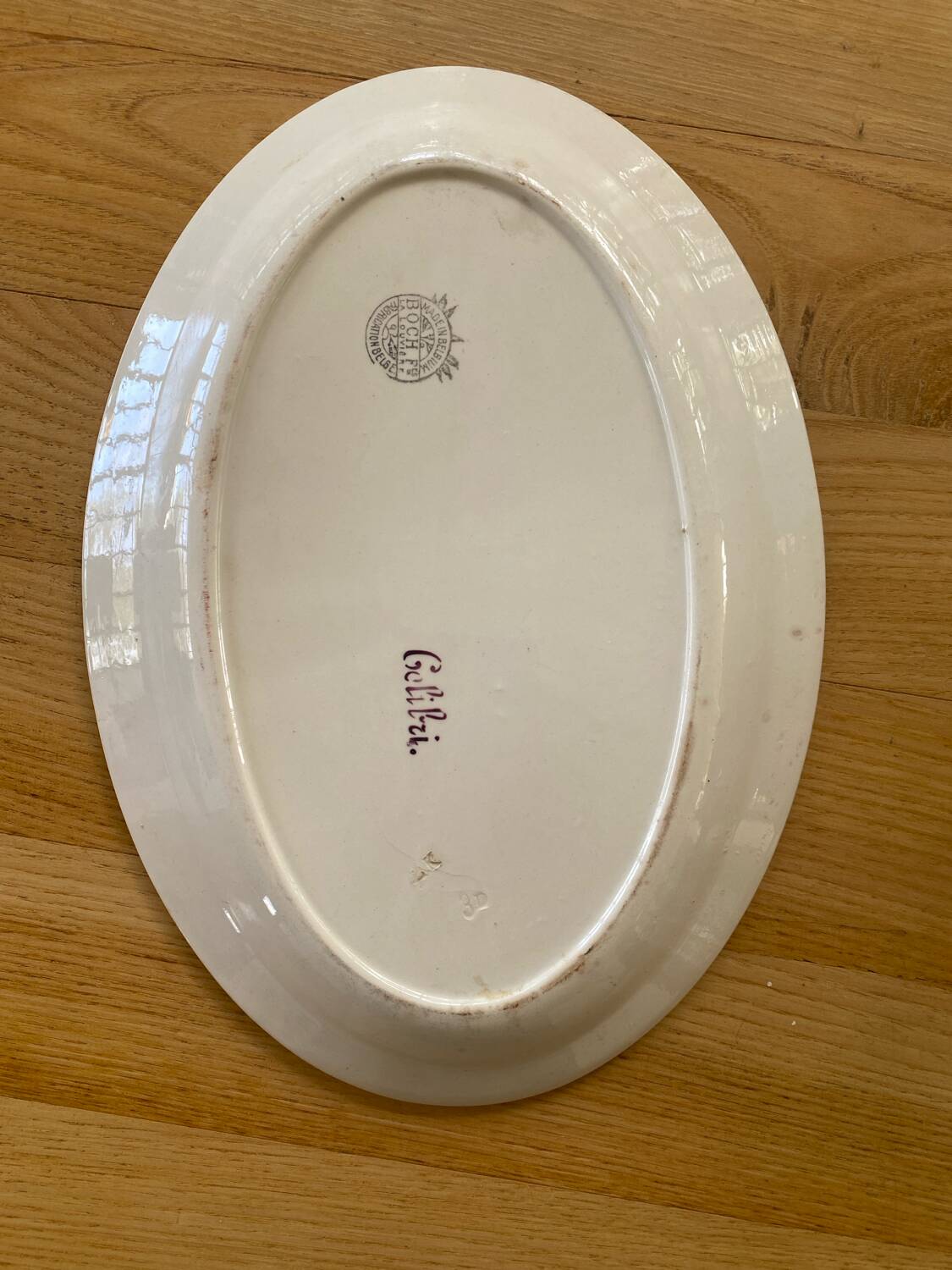 La Louvière oval dish