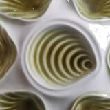 Vintage French oyster plate from Moulin des Loups