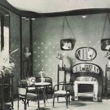 Secession office chair no. 715F by Gustav Siegel for J&J Kohn