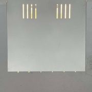 Modern minimalist cube ceiling light from the mid-century, Finland, 1960s.