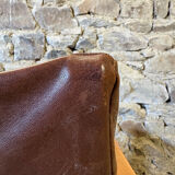 2 leather chairs Diana by Karin Mobring for IKEA, 1970