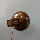 Metal vintage brown table lamp