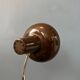 Metal vintage brown table lamp