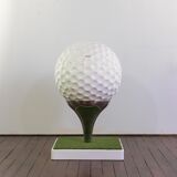Sedie-Tee seat produced by Gufram in form of a golf ball set on a tee