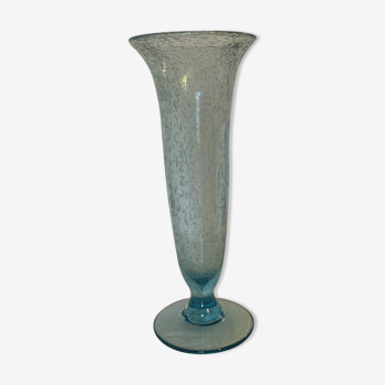 Biot blue vase