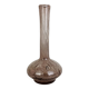 Purple bubble glass bud vase