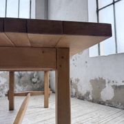 Table mobilier montagne 1950 hêtre massif