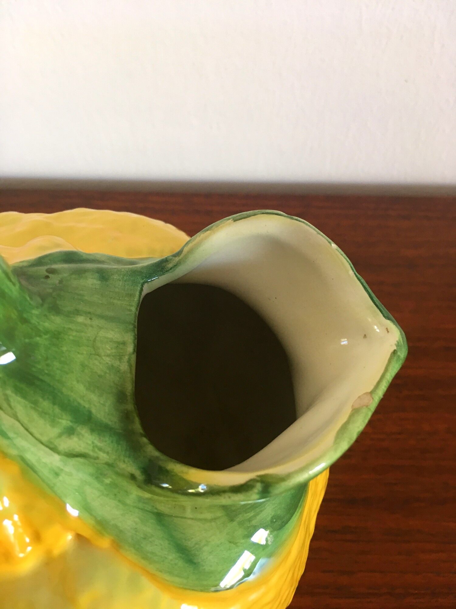 Vintage 1950s dabbling lemon pitcher