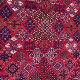 Large handmade former Persian Joshaghan rug 242x335 cm