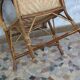 Fauteuil haut en rotin