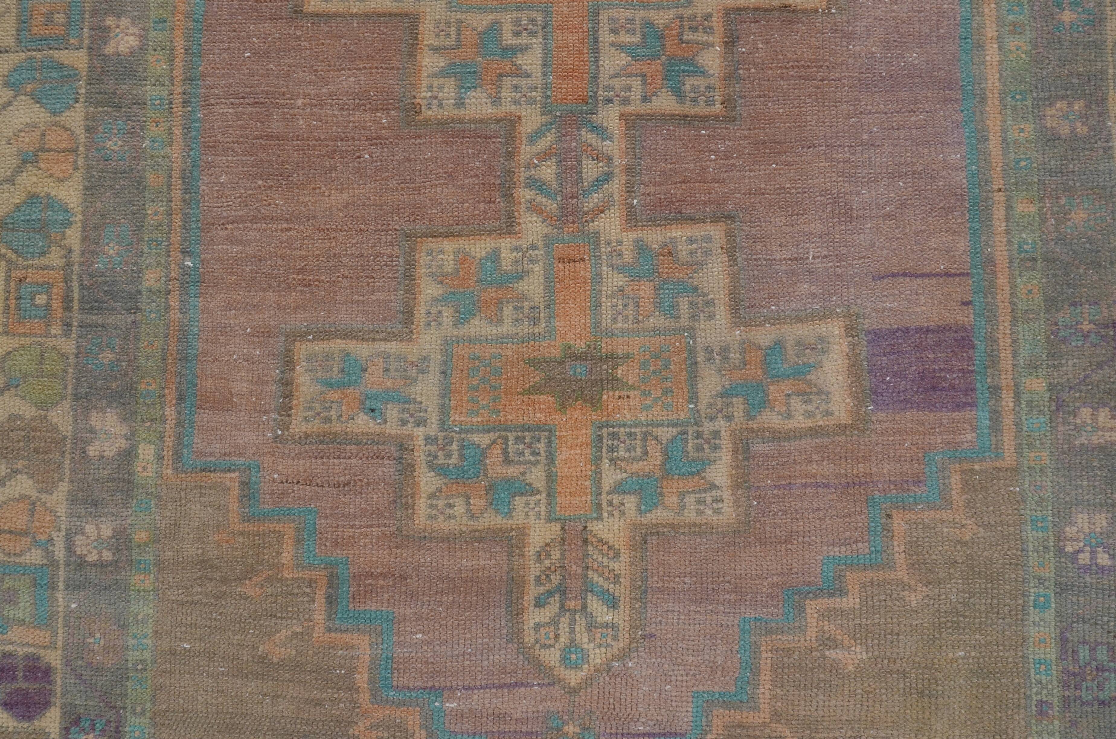 Red & Brown Turkish Wool Rug sku 2488