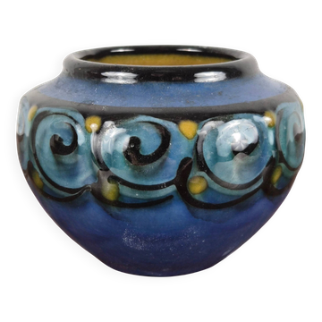 Petit vase en grès émaillé par Danico, Danemark, 1930.