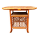 Vintage rattan bar cabinet from the 70s