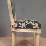 Set of 8 Louis XVI style medallion chairs
