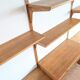 Ensemble mural modulable teck blond danois des années 60/70
