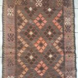 Vintage Anatolian kilim rug 170x96 cm made of natural wools.