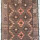 Vintage Anatolian kilim rug 170x96 cm made of natural wools.