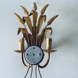 Double golden spike wall lamp