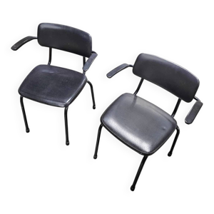 2 chaises de salle à - ahrend cirkel