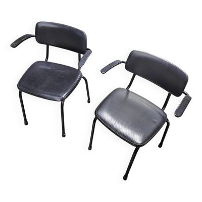 2 chaises de salle à manger par Ahrend De Cirkel / années 1960