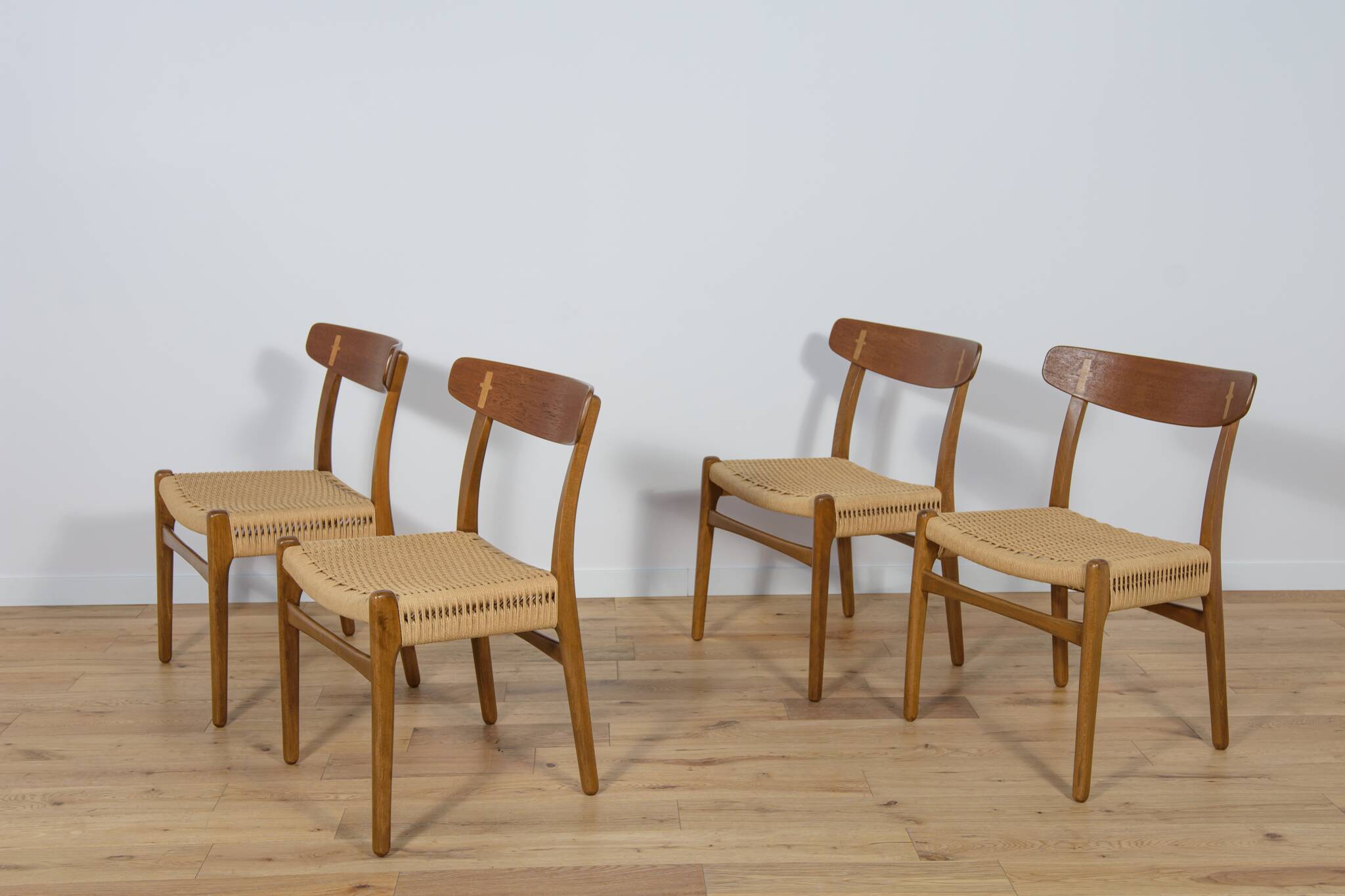 Mid Century Dining Chairs CH23  by Hans J. Wegner for Carl Hansen & Søn, Set of 4