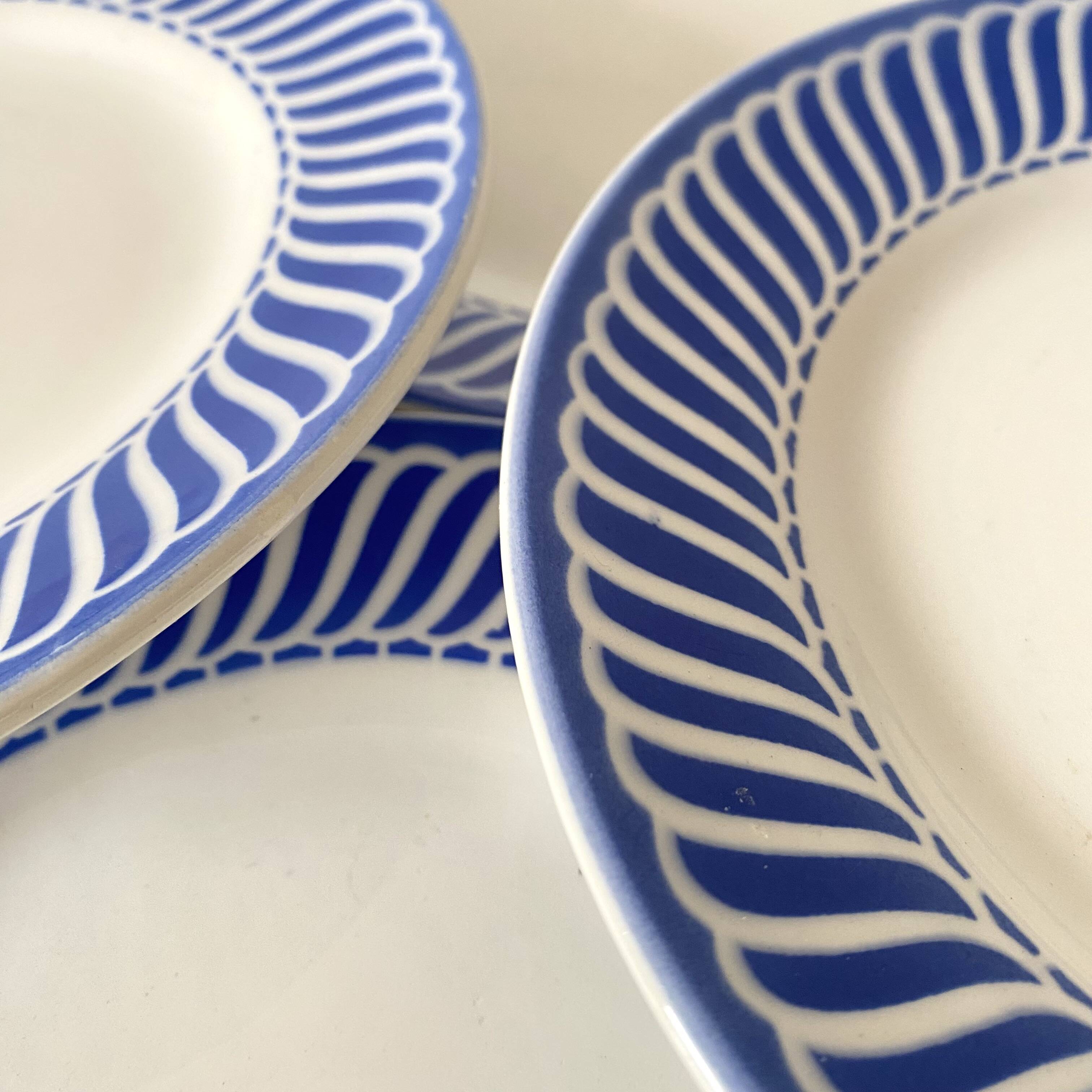 Assiettes à dessert Digoin "Jacquot"