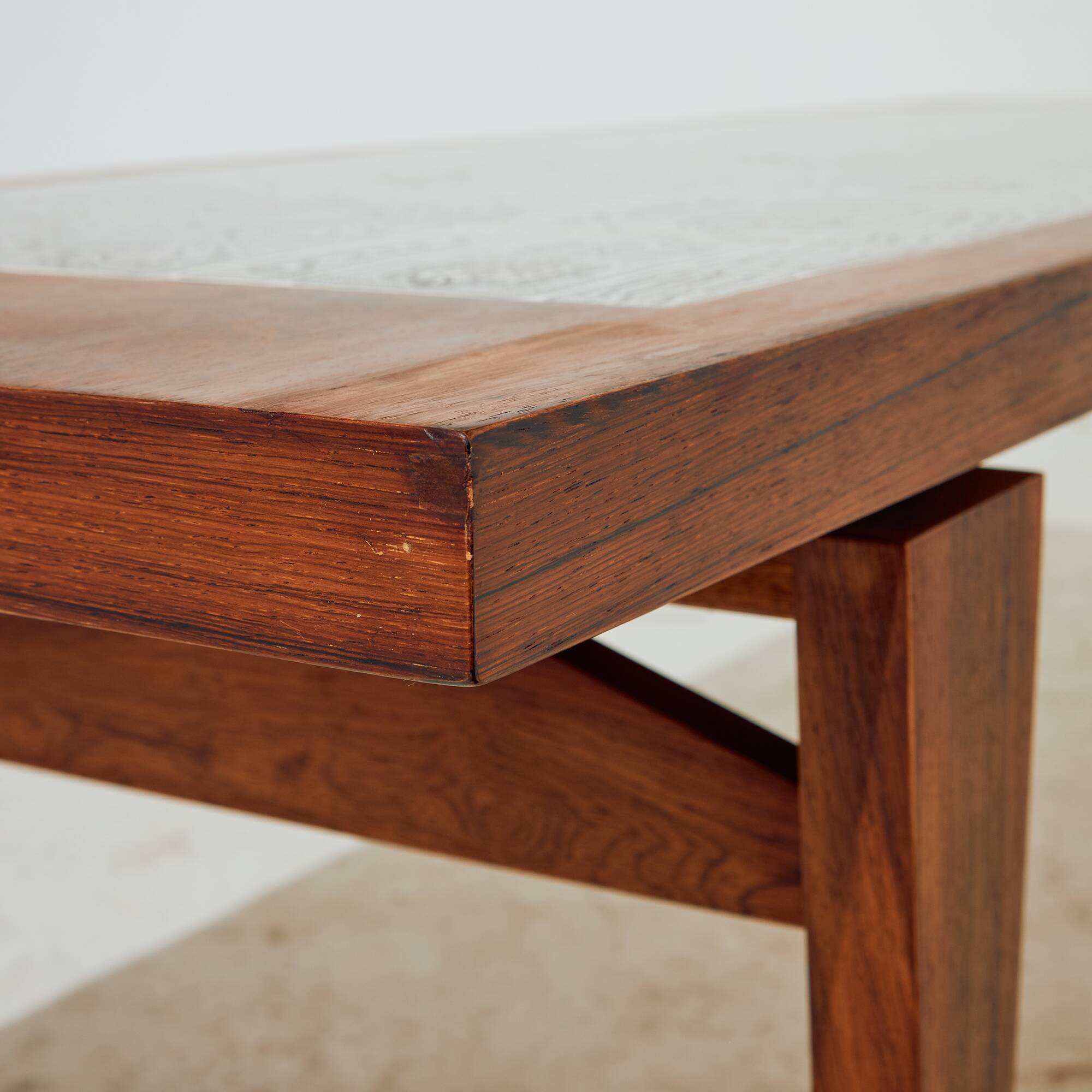 Restored rosewood coffee table