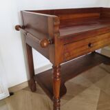 console-old dressing table-side table-mahogany stain