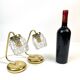 Pair Mid Century Bubble Glass bedside Lamps by Helena Tynell for Glashütte