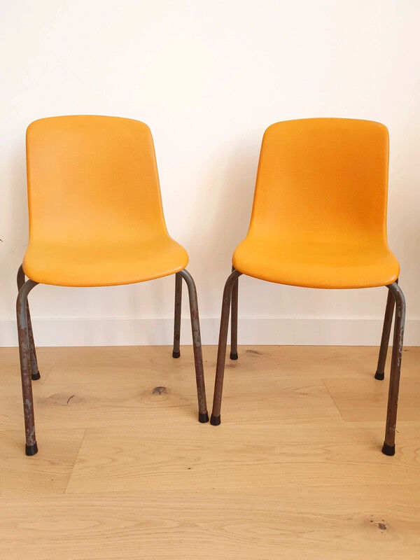 Pair of vintage children's chairs